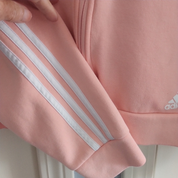 Adidas I Am Sport Game Day Crop Hoodie Peach L - Picture 4 of 13
